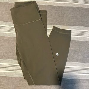 Size 6 Olive Green Lululemon Leggings